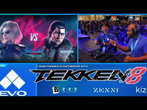SpeedKicks (Nina) vs JDCR (Dragunov) Evo 2024 - Tekken 8 | Top 24