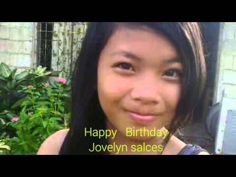 Happy Birthday Jovelyn salces