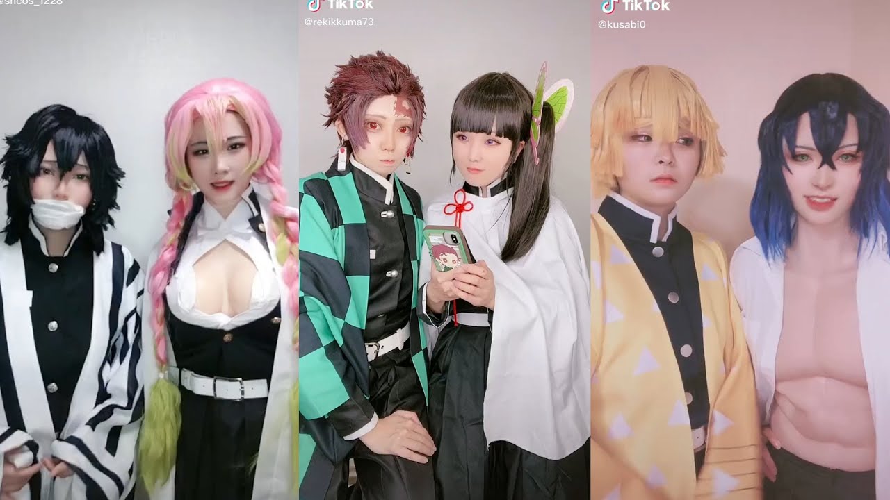 ティックトック鬼滅の刃 コスプレKimetsu no Yaiba (demon Slayer)0173