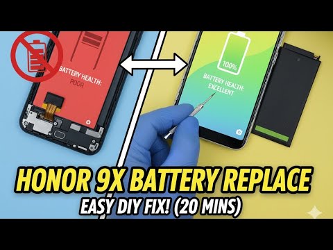 Honor 9X Battery Replacement: FIX Your Battery Drain & Get NEW Life! (DIY Guide)