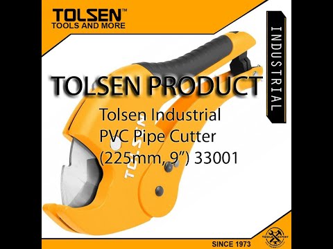 Ножица за PVC тръби PROFI Tolsen 225мм 33001 – демонстрация