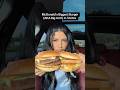 McDonald S Biggest Burger In 3 Bites Shorts Food Mcdonalds