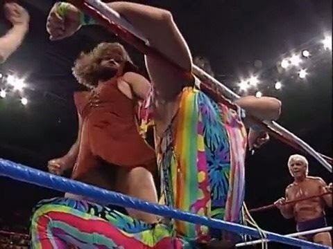 The Bezerker & Ric Flair vs. Randy Savage &  The Undertaker 1992