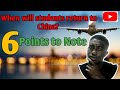 6 things to note as International students wait to return to China