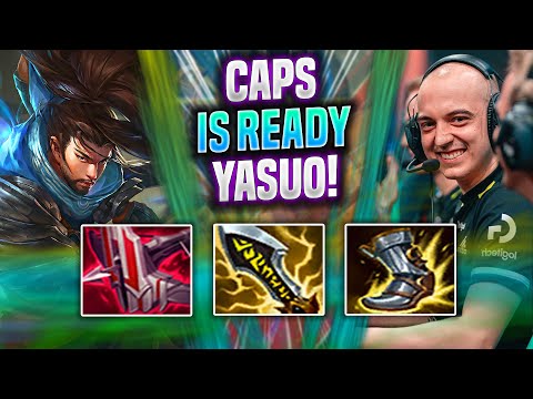 CAPS IS READY TO PLAY YASUO! - G2 Caps Plays Yasuo Mid vs Renekton! | Season 2022