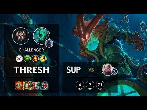 Thresh Support vs Rakan - KR Challenger Patch 11.24