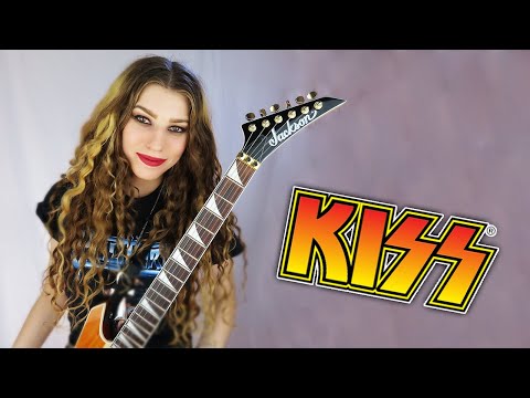 KISS - Detroit Rock City (guitar cover + SOLO) | Sonia Anubis