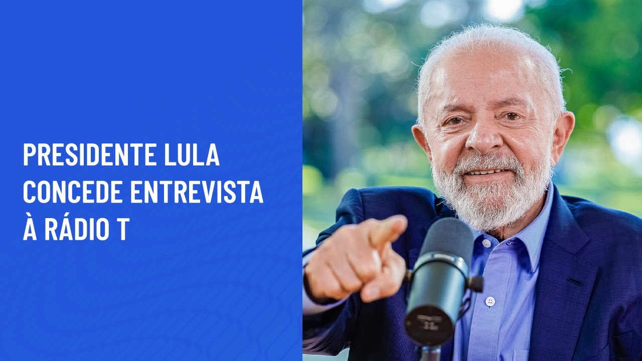 Presidente Lula concede entrevista à Rádio T