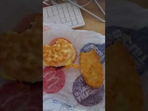 McDonald's Sausage Biscuit with Hash Browns