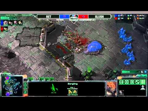 MLG Columbus 2011 - Starcraft II - Game 1 - ROOT.Slush (Z) VS Liquid`Ret (Z) Part 1/1