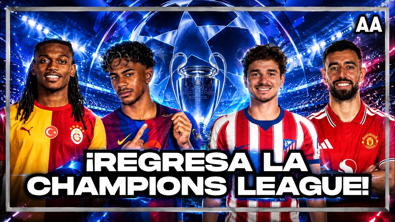 La previa de la Champions! Salida dificil del Barca, precioso Aleti vs Manchester Utd