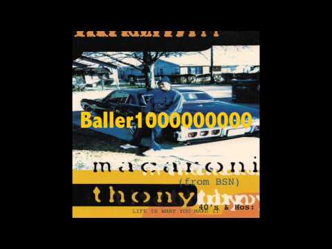 Macaroni Thony - I'm Drankin 40's