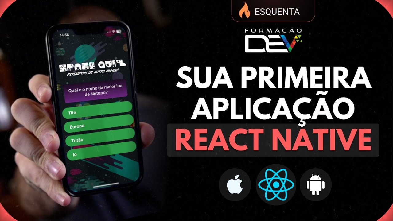 Sua Primeira Aplicação React Native - Android e IOS