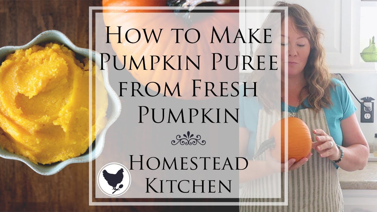 HOW TO MAKE HOMEMADE PUMPKIN PUREE | Cosmopolitan Cornbread