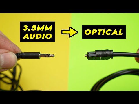How to Convert AUX 3.5mm Audio Cable to Optical (LiNKFOR Adapter)