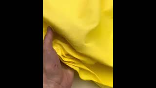22096 Поплин цвет Светло-жёлтый плотность 110 гр/м2, ширина 150 см на YouTube