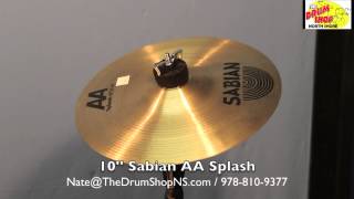 Video thumbnail for Sabian AA Splash 10'' - The Drum Shop North Shore by Nate Morrison Drums