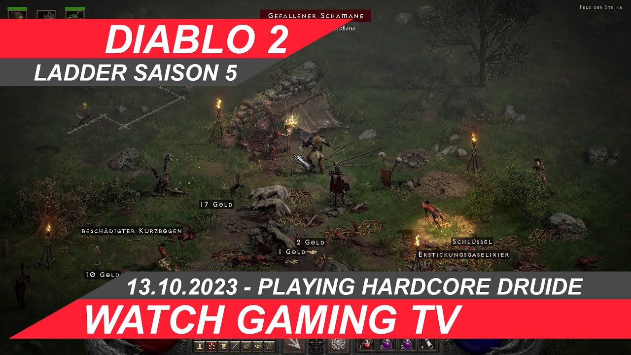 #diablo2resurrected Druide Ladder Saison5 Hardcore PART03 #GAMEPLAYS #DEUTSCH