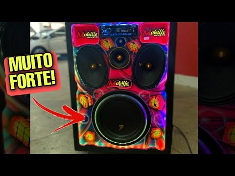 Caixa residencial automotiva com 2 6x9 zetta áudio e 1 sub zetta 600rms tocando forte | Felype Bass