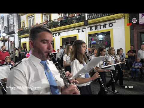 recordar-Desfile Freguesias Sanjoaninas 2019-Representação dos Altares, Santa Bárbara e  Conceição