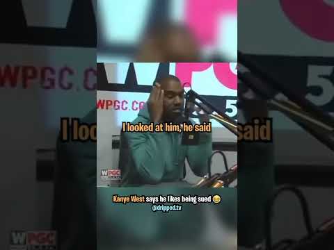 Kanye West Explains Why He Likes Being Sued 😂