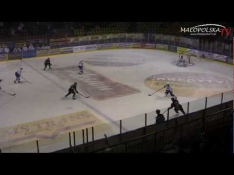 28 kolejka PLH: Aksam Unia Oświęcim - GKS Tychy 4:6 skrót