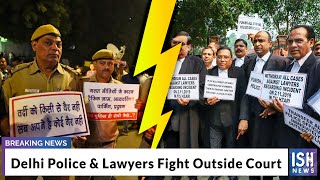 3,000 Police Protest in Delhi for 11 Hours