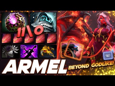 Armel Queen of Pain BEYOND GODLIKE! 11\0 - Dota 2 Pro Gameplay [Watch & Learn]