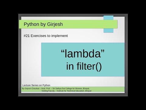 Q 76 To Q 80 Python Lambda Expressions In Filter Function Solved Python Practice Exercises