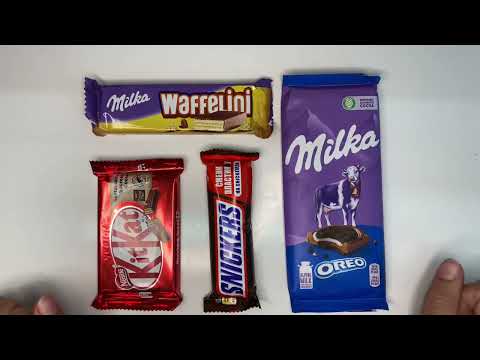 KitKat vs Snickers vs Waffelini vs Milka Oreo