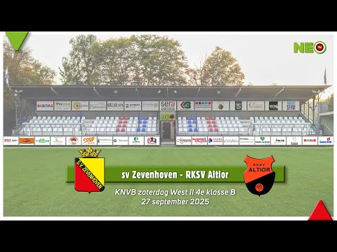 Samenvatting Zevenhoven - Altior 29 september 2025