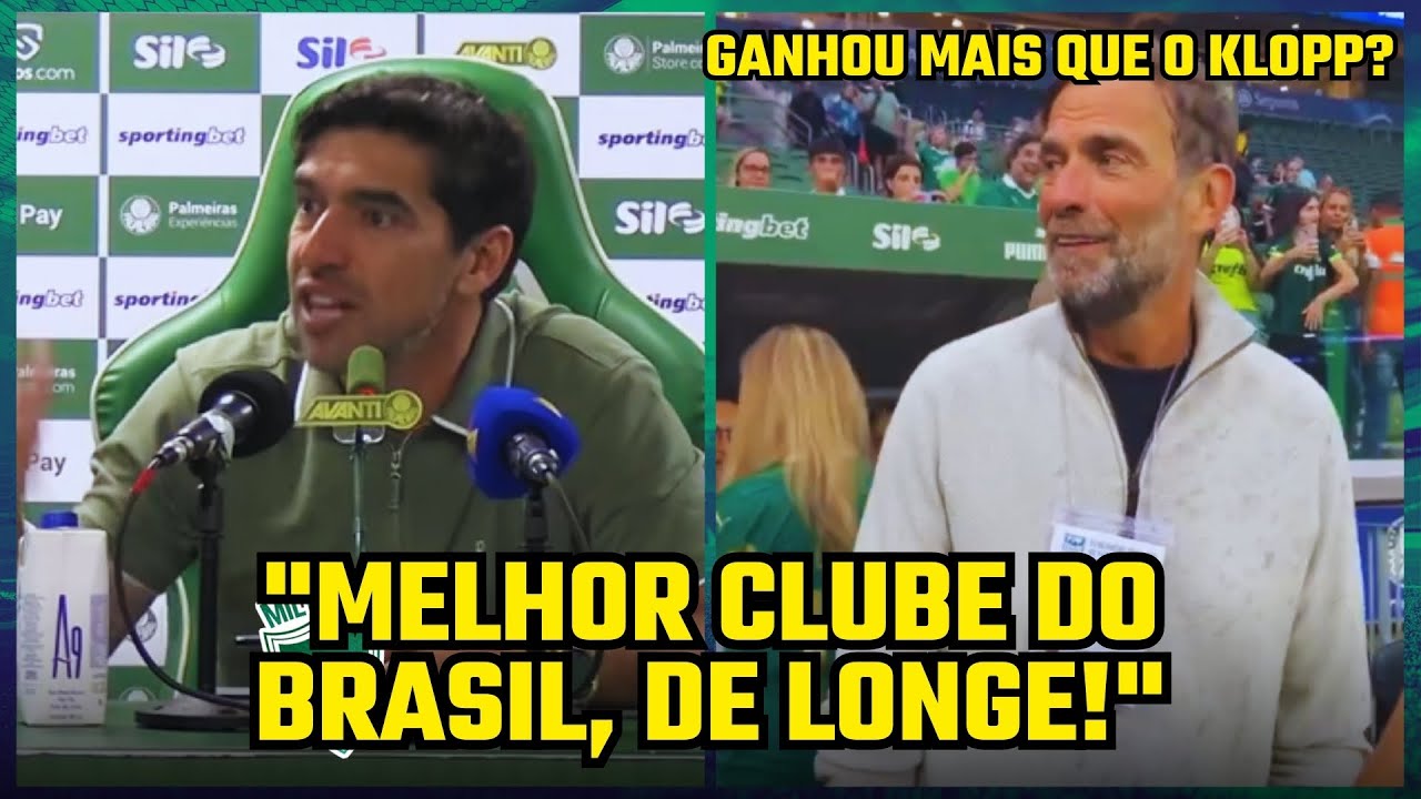 CARTEIRADA? ABEL SE IRRITA COM PERGUNTA E COMPARA TRABALHO NO PALMEIRAS COM KLOPP NO LIVERPOOL
