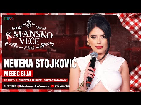 NEVENA STOJKOVIC - MESEC SIJA | UZIVO | ORK. PRINCEVI I SRETKO TOPALOVIC | 2025 | KAFANSKO VECE