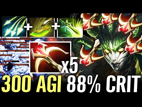 🔥 300 AGI+ MEDUSA Daedalus 88% CRIT Chance — 5x Split Target Strongest Carry Comeback Dota 2 Pro