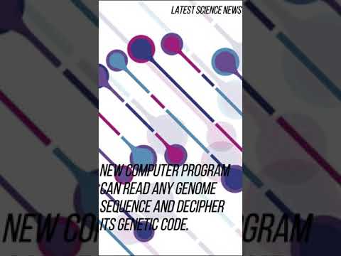 New computer program can read any genome sequence and decipher its genetic code.