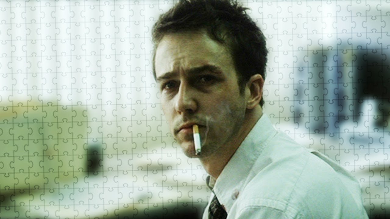 Breaking the first rule of Fight Club (1999)