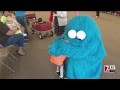 Elmo Cookie Monster Visit Children In Greenville