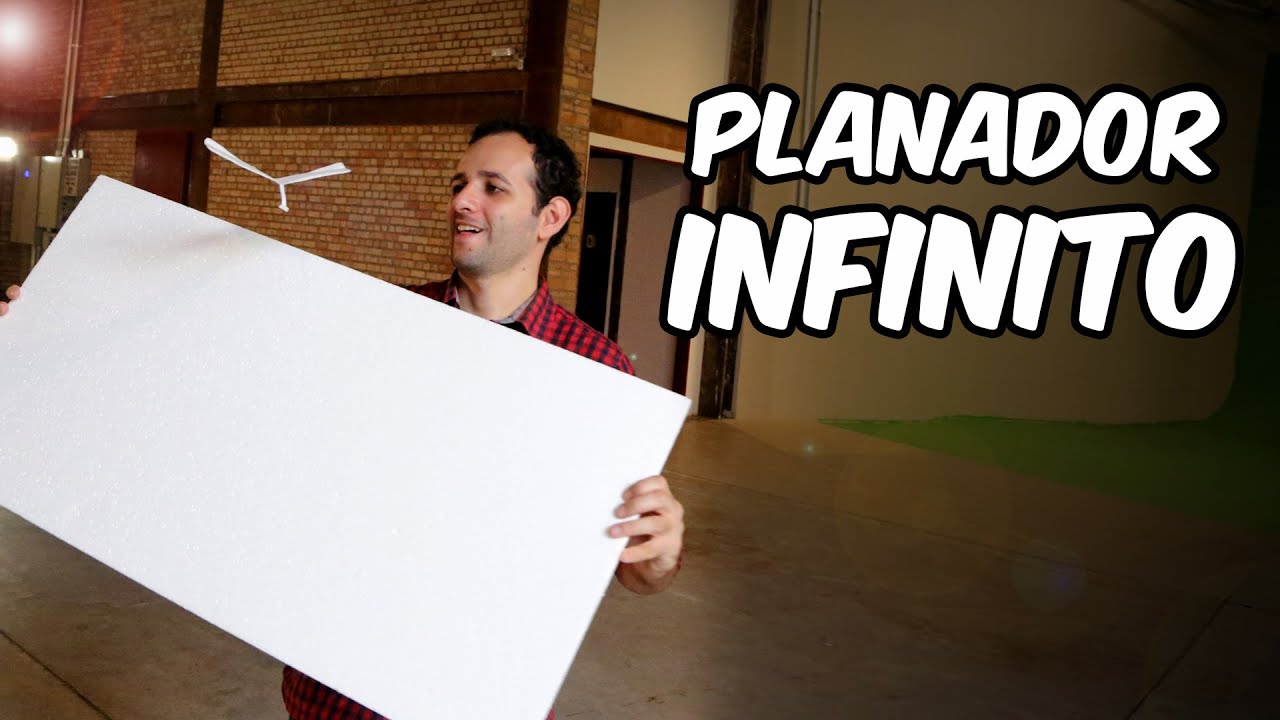 Como fazer o PLANADOR infinito passo a passo em casa