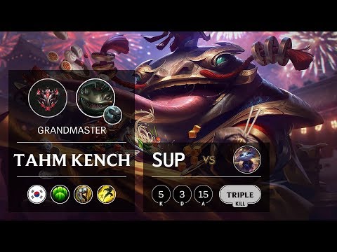 Tahm Kench Support vs Yuumi - KR Grandmaster Patch 10.2