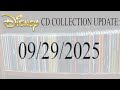 Disney CD Collection Update 09 29 2025