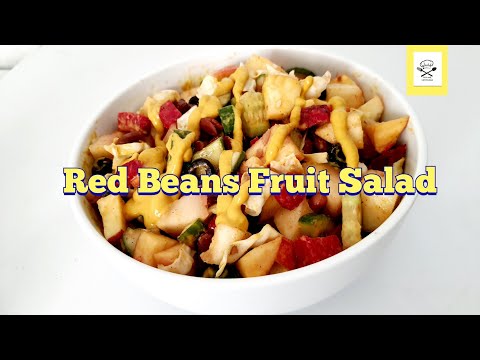 Let's cook Refeshing Red Beans Fruit Salad with Nosheen