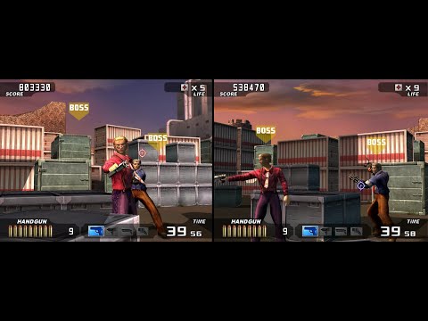 Time Crisis 3 PlayStation 2 two player Co-op 60fps