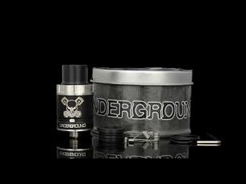 Underground RDA clone review (and wicking) from 3fvape.com - 26 June 2016
