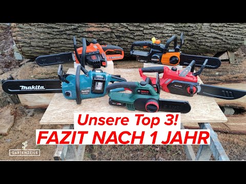 Akku-Kettensägen-Test: Fazit nach einem Jahr – UNSERE TOP 3