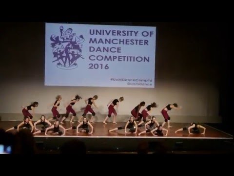 University of Manchester Dance Society Intermediate Contemporary Team 2015/16 at UoM Dance Comp 2016
