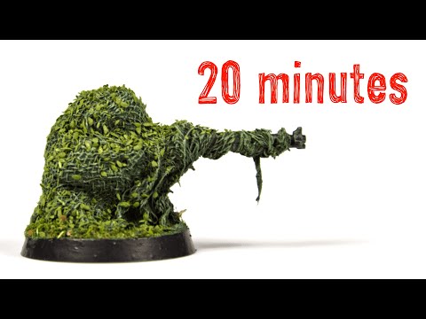 How To Make Miniature Snipers In Camo Cloaks 🌿