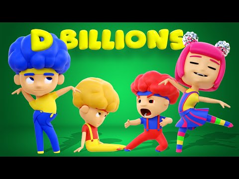 Chicky, Cha-Cha, Lya-Lya, Boom-Boom com Novos Heróis | D Billions Músicas Infantis
