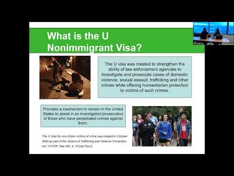 Pro Bono Training: Representing Immigrant Survivors Eligible for U Visas, April 2023