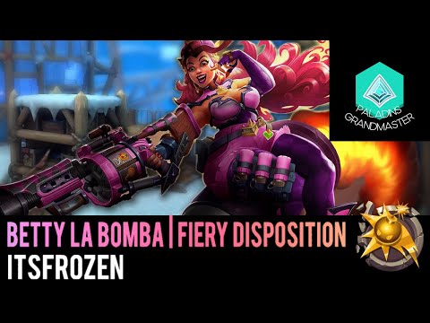 Paladins Grandmaster | Betty La Bomba INSANE DPS (ItsFrozen)