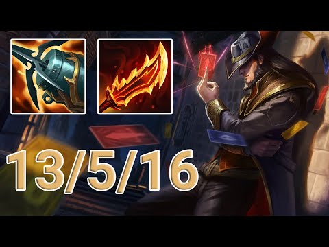 Twisted Fate ADC VS Jhin | EUNE Master Patch 13.11